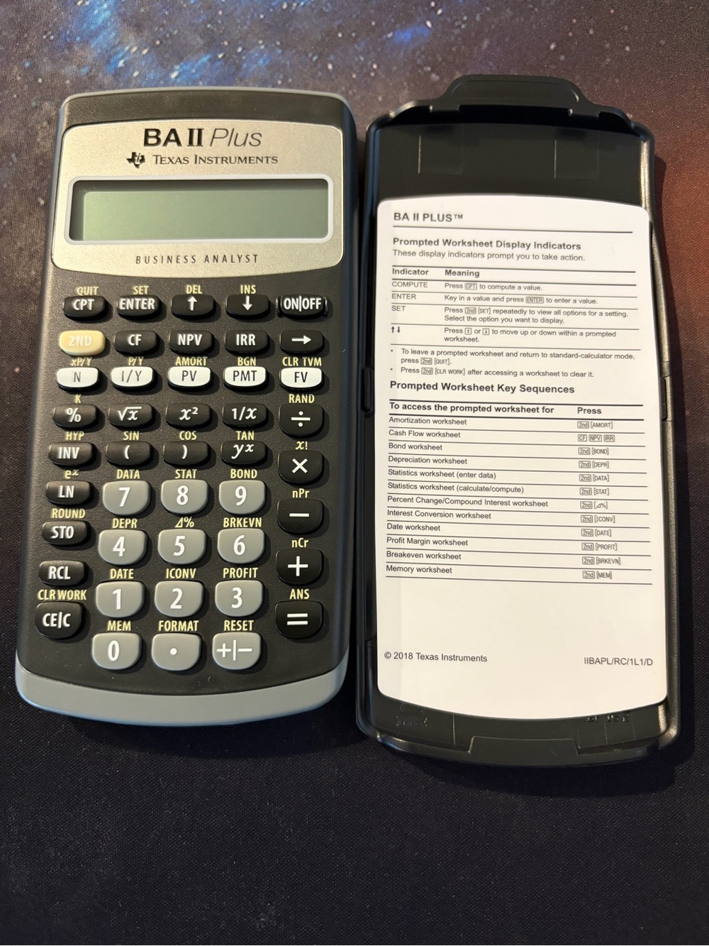 Brand new without box Texas Instruments BA 2 plus financial calculator